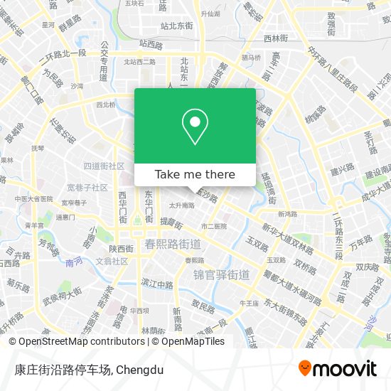 康庄街沿路停车场 map