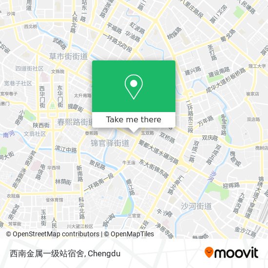 西南金属一级站宿舍 map