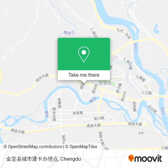 金堂县城市通卡办理点 map