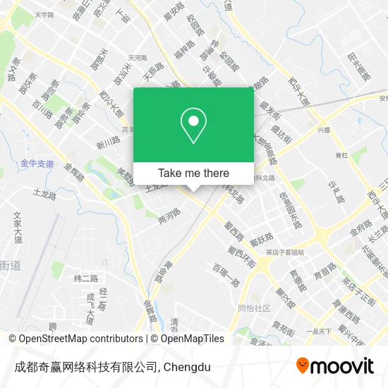 成都奇赢网络科技有限公司 map
