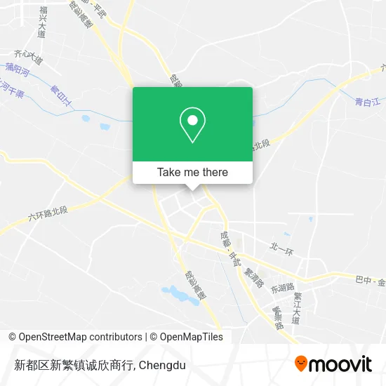 新都区新繁镇诚欣商行 map