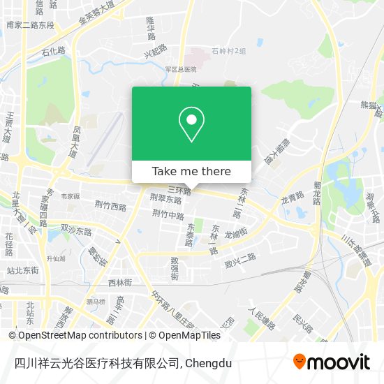四川祥云光谷医疗科技有限公司 map