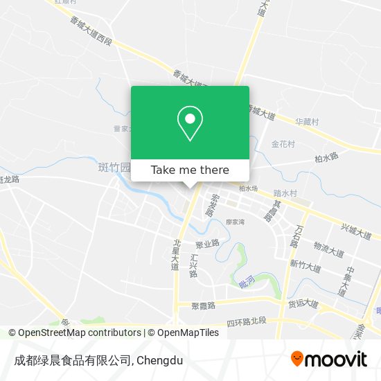 成都绿晨食品有限公司 map