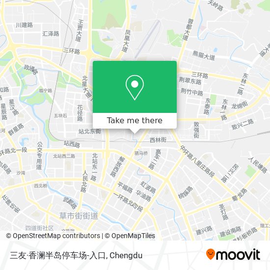 三友·香澜半岛停车场-入口 map