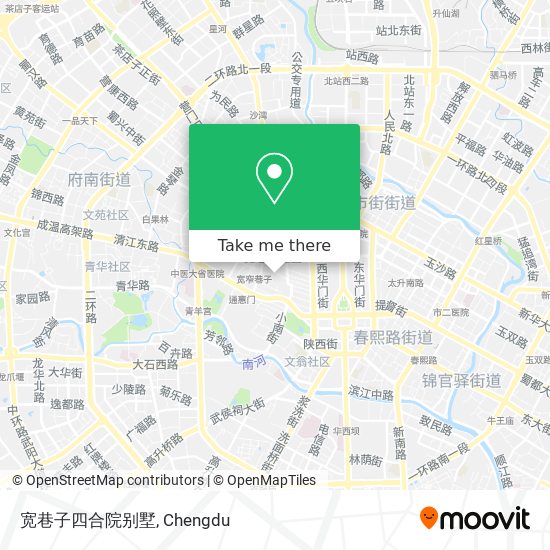 宽巷子四合院别墅 map