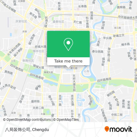 八局装饰公司 map