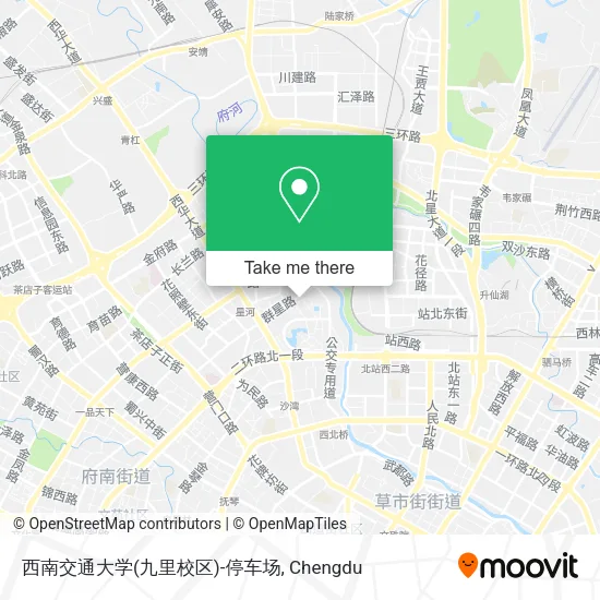 西南交通大学(九里校区)-停车场 map
