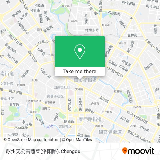 彭州无公害蔬菜(洛阳路) map
