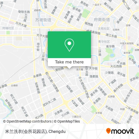 米兰洗衣(会所花园店) map