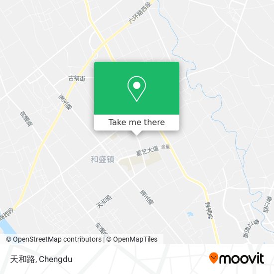天和路 map