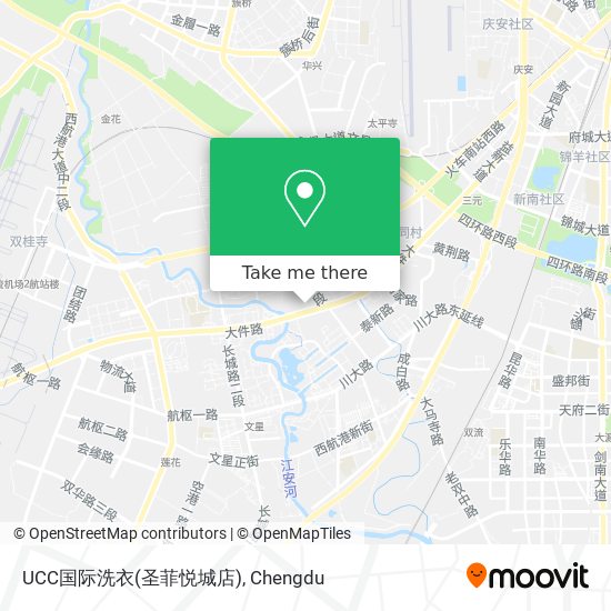 UCC国际洗衣(圣菲悦城店) map
