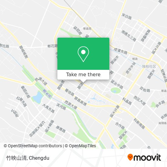 竹映山清 map