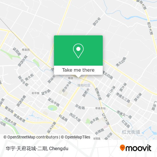 华宇·天府花城-二期 map