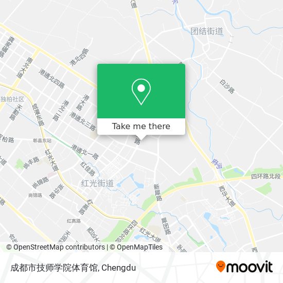 成都市技师学院体育馆 map