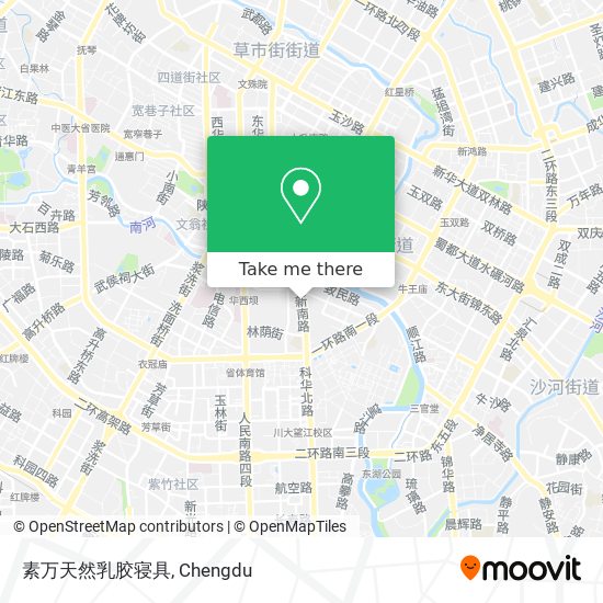素万天然乳胶寝具 map