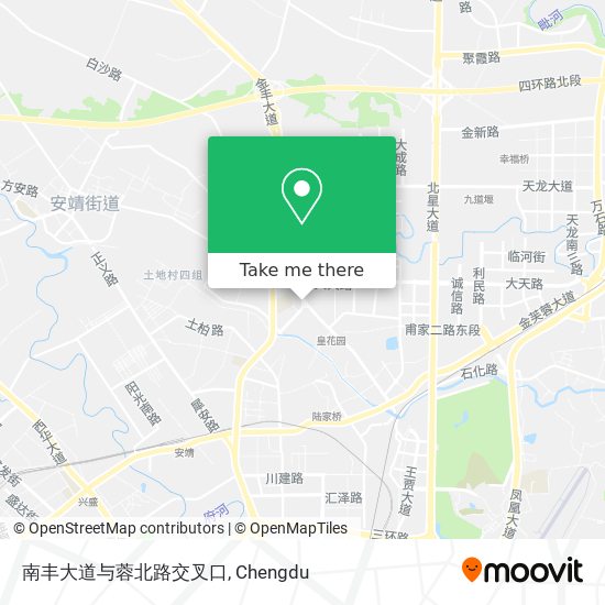南丰大道与蓉北路交叉口 map