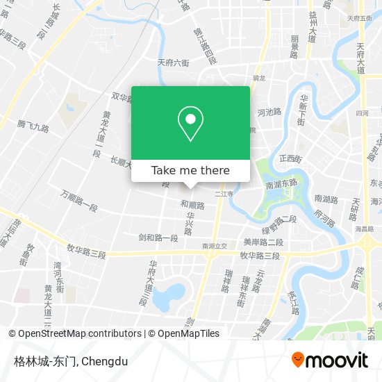格林城-东门 map