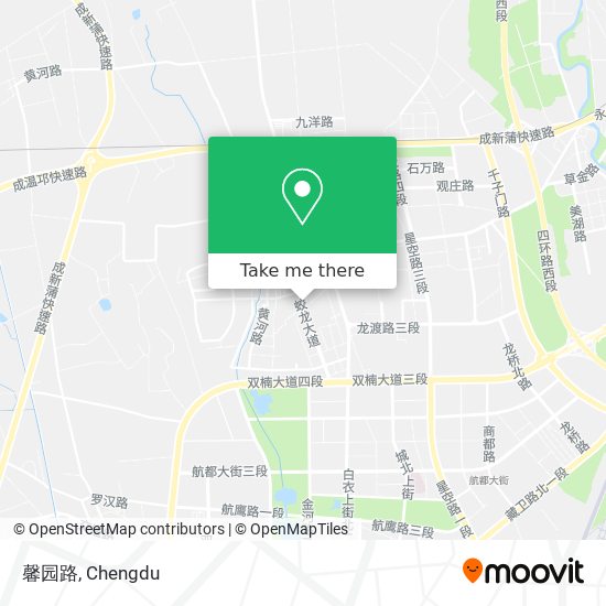 馨园路 map
