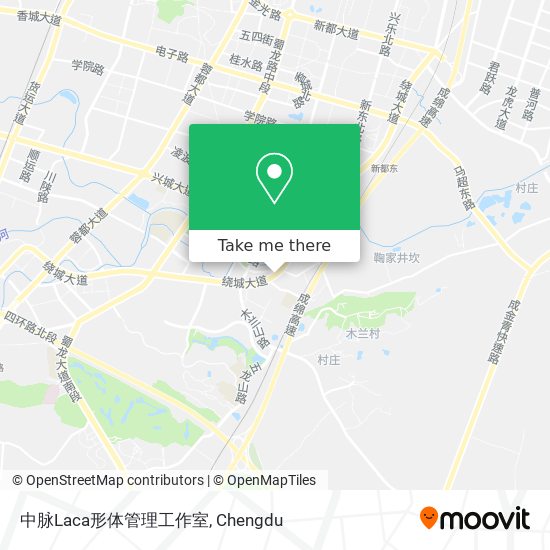 中脉Laca形体管理工作室 map