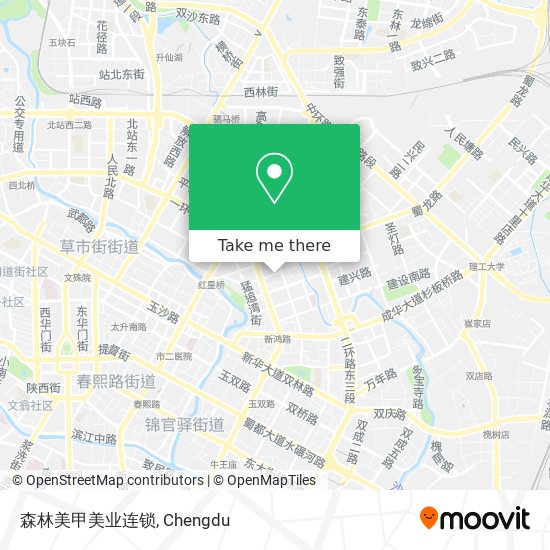 森林美甲美业连锁 map