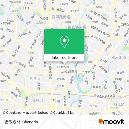 鸢歌森林 map