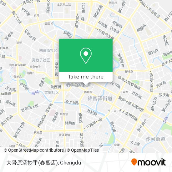 大骨原汤抄手(春熙店) map