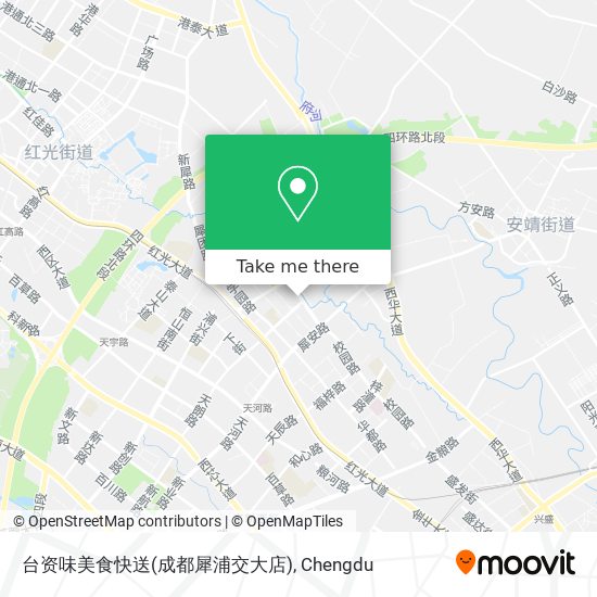 台资味美食快送(成都犀浦交大店) map