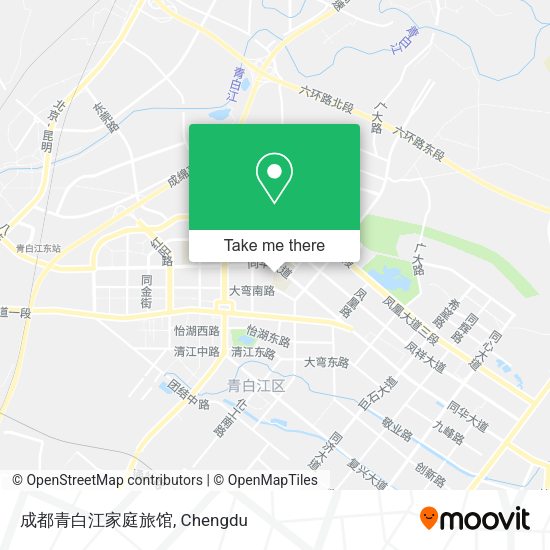 成都青白江家庭旅馆 map