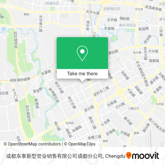 成都东泰新型管业销售有限公司成都分公司 map