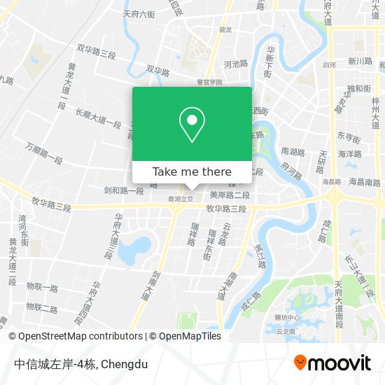 中信城左岸-4栋 map