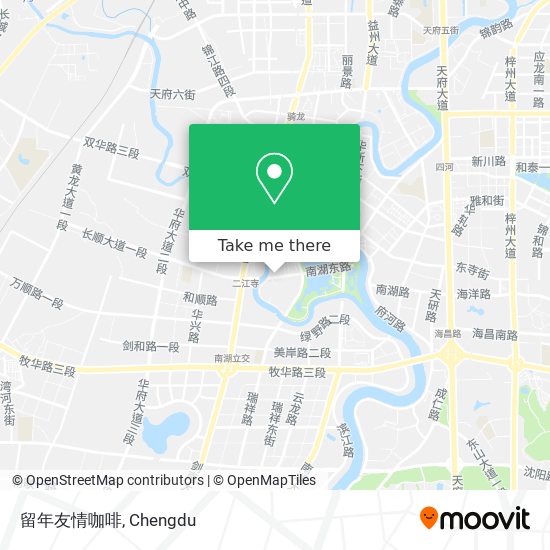 留年友情咖啡 map