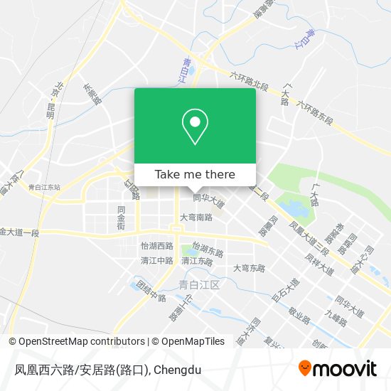 凤凰西六路/安居路(路口) map