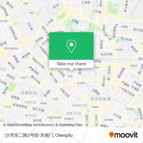 沙湾东二路2号院-东南门 map
