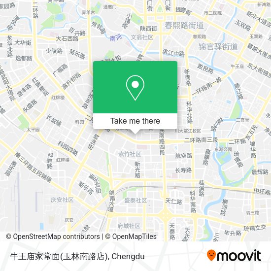 牛王庙家常面(玉林南路店) map