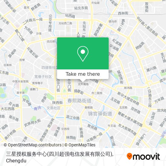 三星授权服务中心(四川超强电信发展有限公司) map
