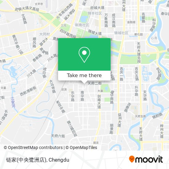 链家(中央鹭洲店) map