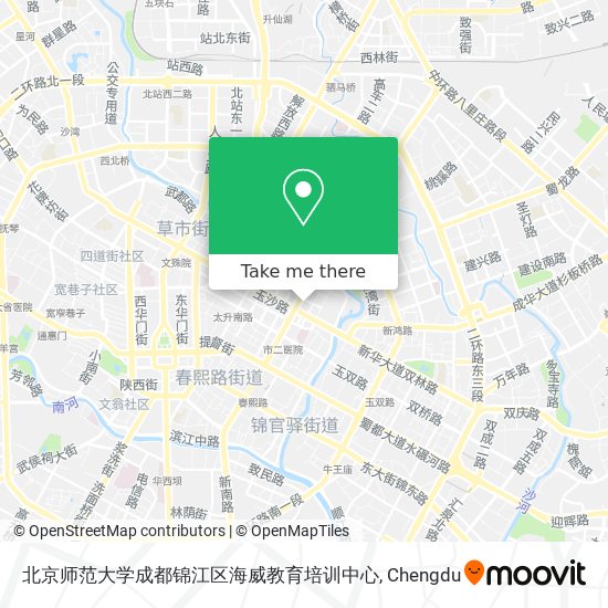 北京师范大学成都锦江区海威教育培训中心 map