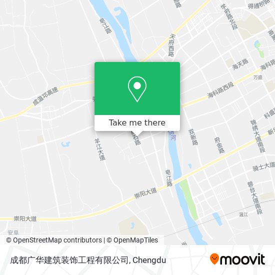成都广华建筑装饰工程有限公司 map