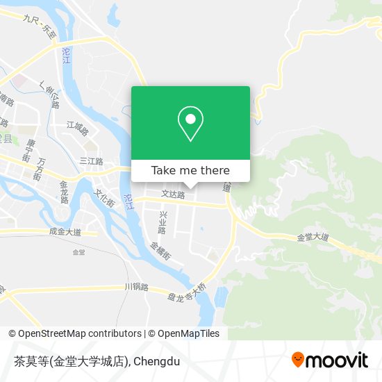 茶莫等(金堂大学城店) map