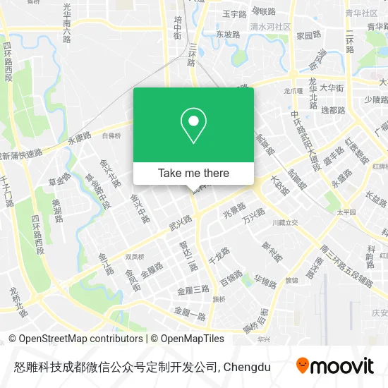 怒雕科技成都微信公众号定制开发公司 map