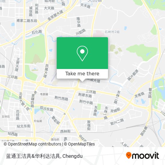 蓝通王洁具&华利达洁具 map