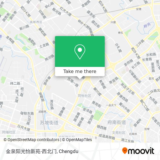 金泉阳光怡新苑-西北门 map