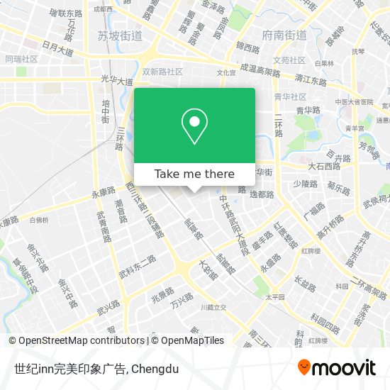 世纪inn完美印象广告 map