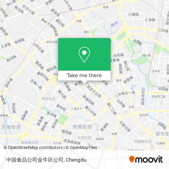 中国食品公司金牛区公司 map