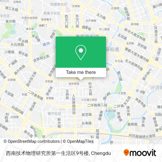 西南技术物理研究所第一生活区9号楼 map