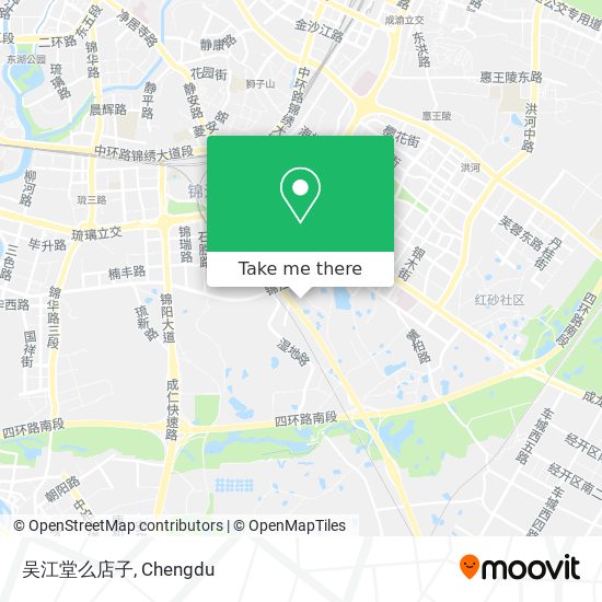 吴江堂么店子 map