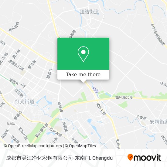 成都市吴江净化彩钢有限公司-东南门 map