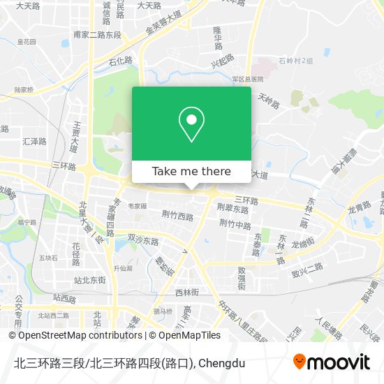 北三环路三段/北三环路四段(路口) map