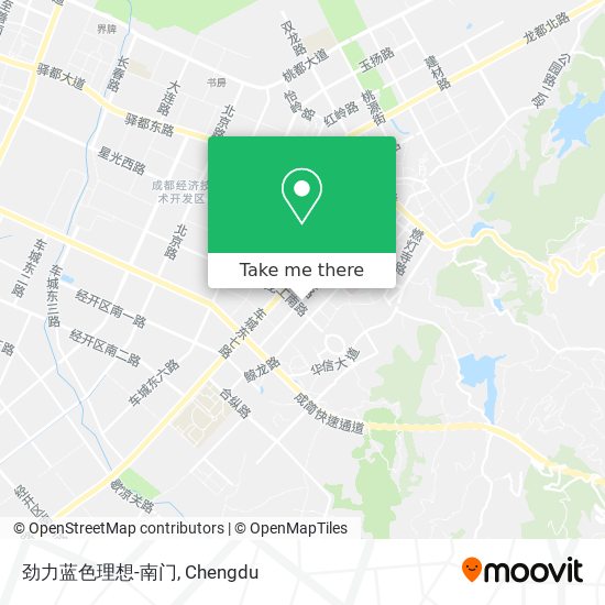 劲力蓝色理想-南门 map