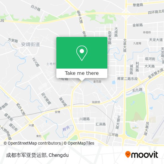 成都市军亚货运部 map